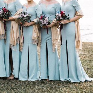 BHLDN Emile Light Blue Bridesmaid Dress